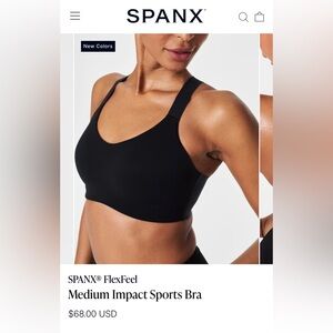 Spanx Flex Feel Medium Impact Sports Bra
